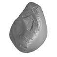 thumbnail image 2 of Puff Infantil en Forma de Pera  | Diseño Cómodo en color Gris, 2 of 4