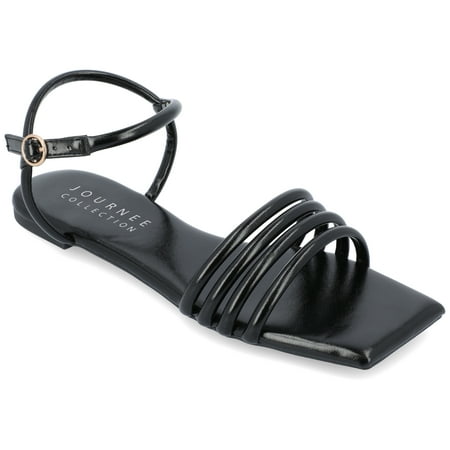

Journee Collection Womens Lyddea Tru Comfort Foam Buckle Multi Strap Sandal