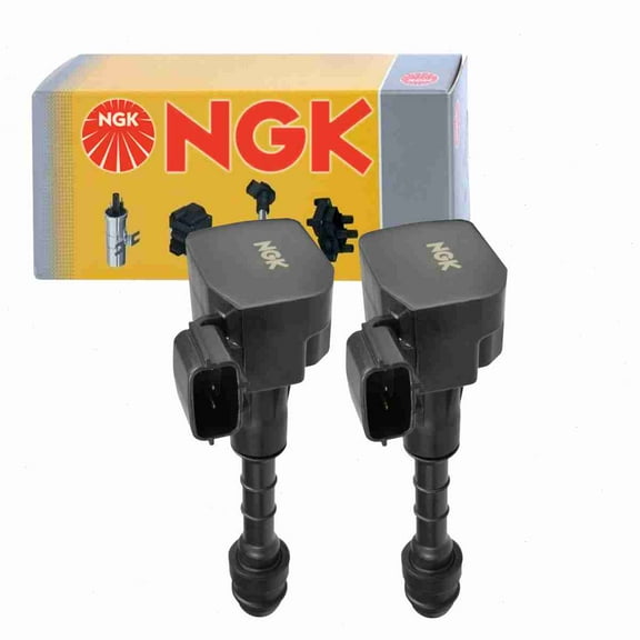 2 pc NGK 48929 Ignition Coils for 1415106 1415106H 178-8317 22448-AL615 22448-AL61C 2505-306402 36-8084 673-4025 921-2078 E421 GN10246 IC521 IGC0007 UF-401 UF401 Spark Plug Wire Boot