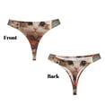 thumbnail image 3 of Fotbe Adorable Kitten In Kimono Tanga Sin Costuras para Mujer con Estampado – Panties Invisibles, Transpirables y Cómodos para Uso Diario-Medium, 3 of 6
