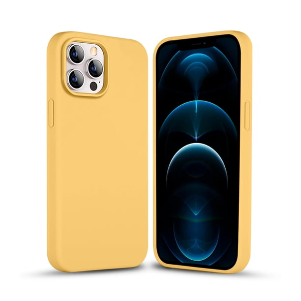 Funda de Protección para iPhone 12 Pro Max - Sovico - Silicón con Forro de Microfibra