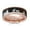RoseGold, variant on Mens Black Tungsten Hunting Ring Wedding Band Wood Deer Nature 8mm