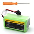 thumbnail image 1 of Batería de repuesto Cuzieey para Eufy RoboVac 11, 11S, 30, 30 C, 15 V, 15 T, 12, 35 V, 15 V MAX, para Ecovacs Deebot N79S, 500, N79, DN622, para robots aspiradores Tesvor X500, 14,4 V 3000 mAh, 1 of 6
