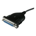 thumbnail image 2 of StarTech.com 6 ft / 2m USB to DB25 Parallel Printer Adapter Cable - 2 Meter USB to IEEE-1284 Printer Cable - USB A to DB25 M/F (ICUSB1284D25) - Parallel adapter - USB 2.0 - IEEE 1284, 2 of 4
