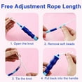 thumbnail image 4 of WEIKE Soft bead jump rope, no winding jump rope, adjustable length jump rope, fitness jump rope, 4 of 4