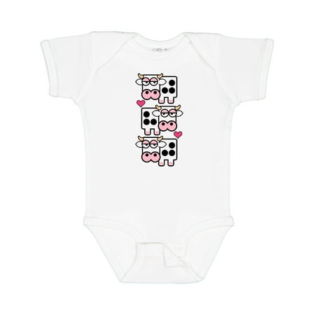 

Inktastic Cow Baby Clothes Farm Animals Gift Baby Boy or Baby Girl Bodysuit