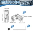 thumbnail image 2 of 4 Pack Coupling Joint, Universal Steering Shaft, Metal Shaft Coupling, 6MM-5MM, 2 of 5