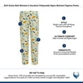 thumbnail image 5 of Roll Outta Bed  Vacation Polysuede Open Bottom Pajama Pants (Women), 5 of 5
