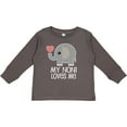 thumbnail image 3 of Inktastic My Noni Loves Me Grandchild Boys or Girls Long Sleeve Toddler T-Shirt, 3 of 5