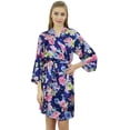 thumbnail image 1 of Bimba Womens Solid Rayon Robe Getting Ready Bride Bridesmaid Coverup Maxi Robes, 1 of 1