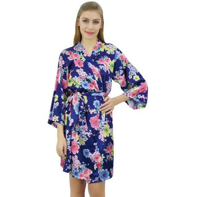 Bimba Womens Solide Robe de Rayonne Se Préparant Mariée Demoiselle d'Honneur Coverup Maxi Robes