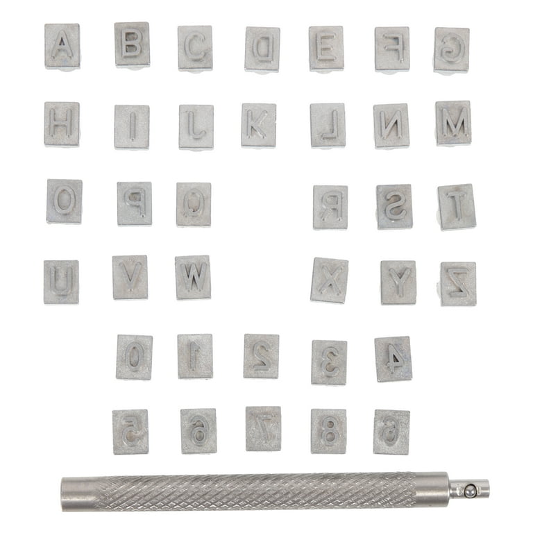 Alphabet Letters Stamps Numbers  Alphabet Letters Set Engraving