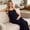 Black, variant on QSAWXQZ Women's Maternity Maxi Dress Sleeveless Scoop Neck Stretch a Line Long Dress for Summer XL