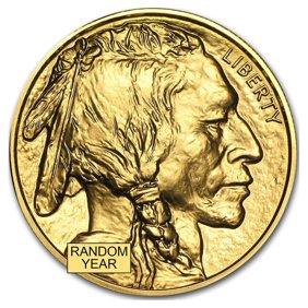 1 oz Gold Buffalo BU (Random Year)