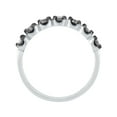 thumbnail image 3 of Sterling Silver with Genuine Black Diamond Band Ring, 3 of 3
