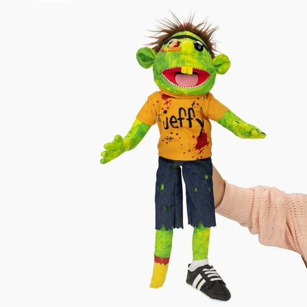 SML Plush Zombie Jeffy Plush, Soft Hand Puppet Plush for Kids
