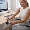 thumbnail image 5 of Cable Clips Adhesive Black 3 Pack Cord Holder For Desk Wall CarCable Management Organizer, 5 of 6