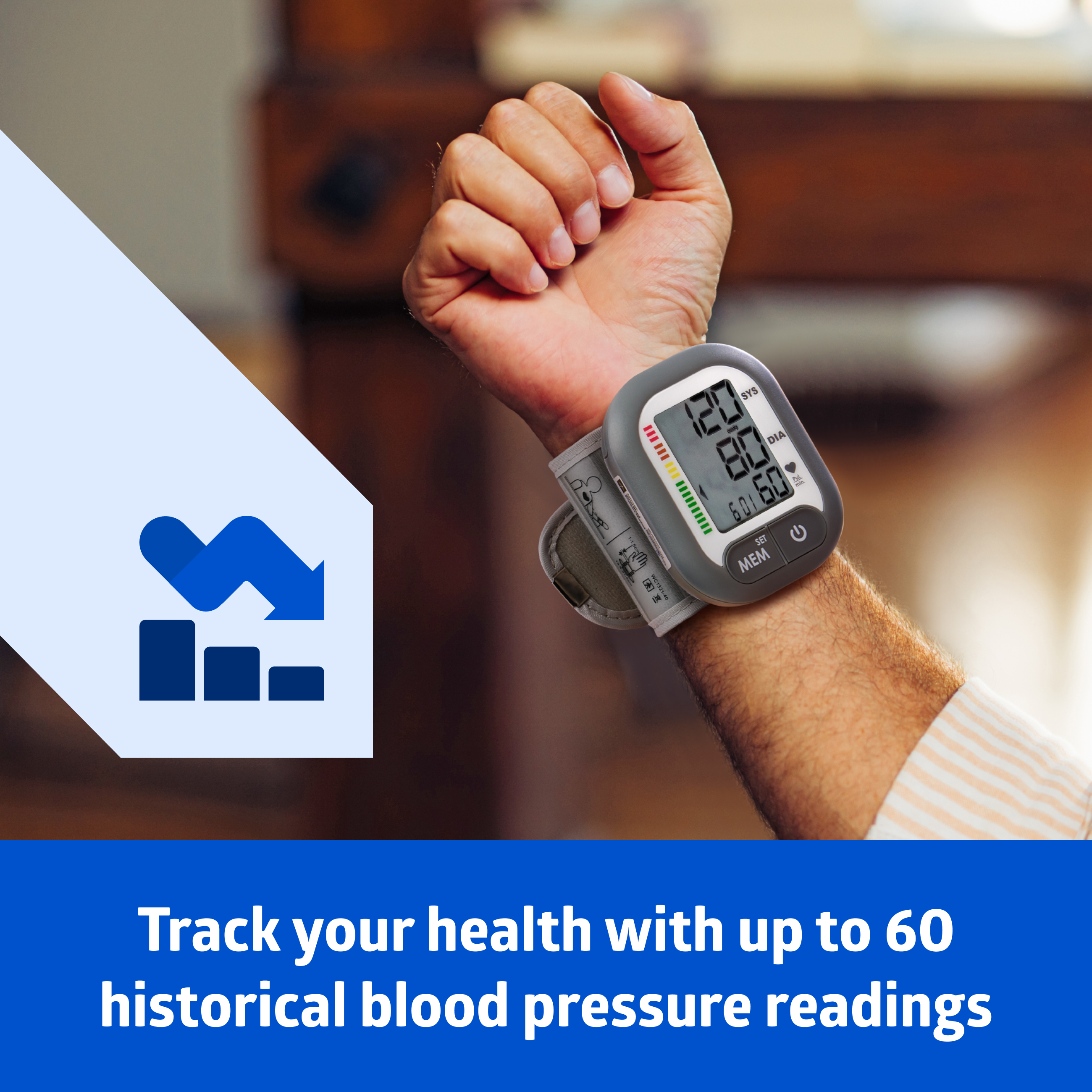 Medline Digital Wrist Blood Pressure Monitor photo 3