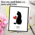 thumbnail image 5 of NobleWorks Jumbo Pet Sympathy Greeting Card 8.5 x 11 Inch with Envelope (1 Pack) Big, Jumbo Furever In Our Heart - Cat J10066BPSG, 5 of 6