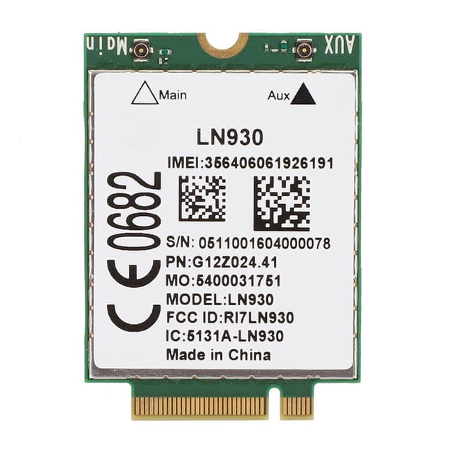 Tholdsy Tarjeta de módulo 4G Alta sensibilidad LTE/DC-HSPA+ WWAN M.2 Interfaz Componentes de computadora DW5810E Juegos de teclado y mouse para computadora