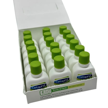 Cetaphil Moisturizing Lotion Body & Face All Skin Types 1 oz Set of 18