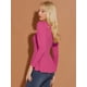thumbnail image 4 of CamiBásiDe ManLarCon Cuello Redondo Y Peplum Informal PaMujer CiruepúrpuXS, 4 of 6