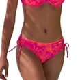 thumbnail image 2 of LASCANA Women's Tropical Mid Rise Bikini Swimsuit Bottom Ties, 2 of 6