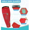 thumbnail image 3 of HiRui Soccer Shin Guards Shin Pads for Kids Youth Adult, Calf Compression Sleeve with Honeycomb Pads, Support for Shin Splint Baseball Boxing Kickboxing MTB, Lightweight(1PAIR), 3 of 11