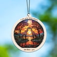thumbnail image 4 of Witchy Kitty Stained Glass Suncatcher Ornament – Holiday Ornament with Text for Loved Ones, Family & Friends, Christmas 2025 Decoration, 4 of 4