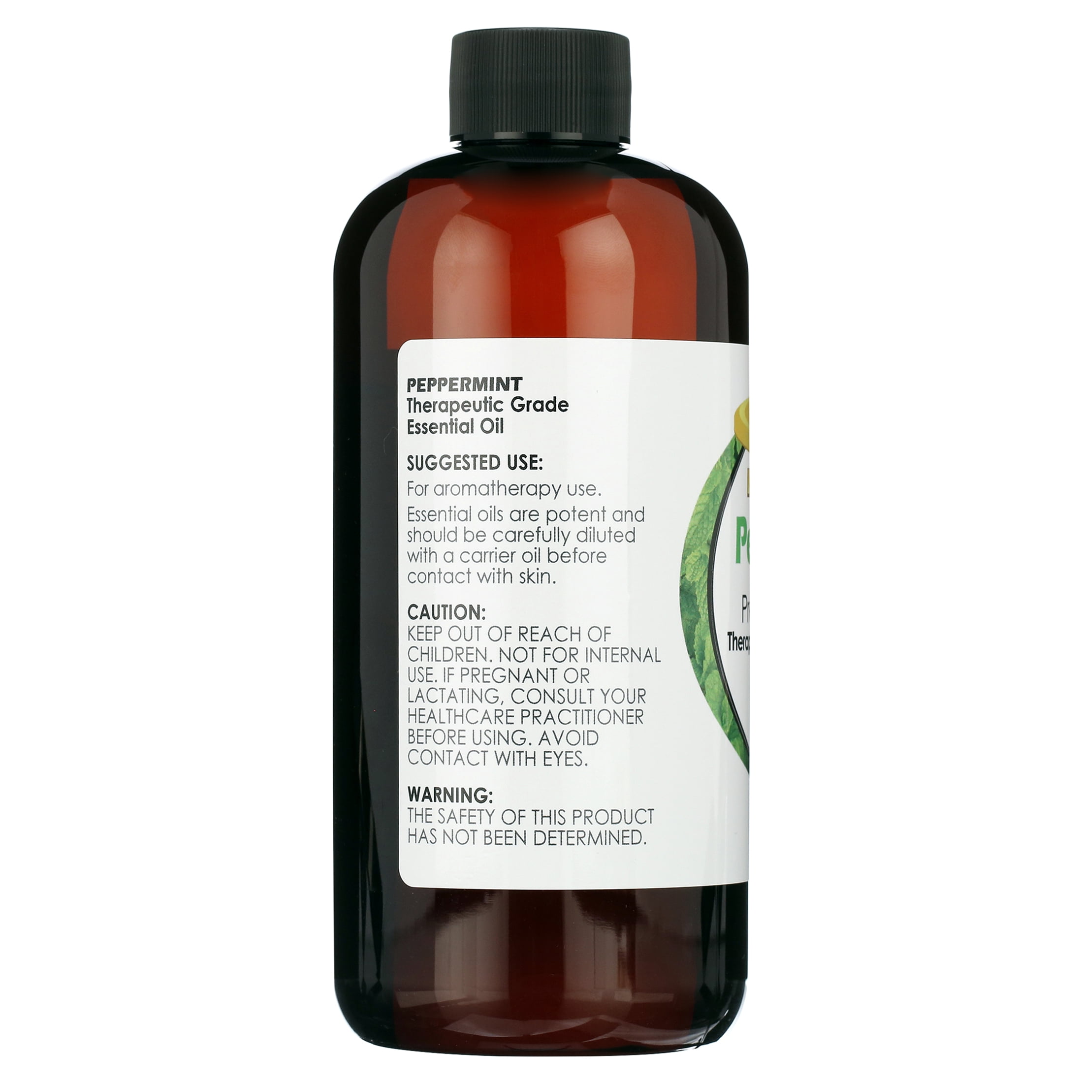 Heavenly Pure - Peppermint Essential Oil (Huge 16 oz) Therapeutic Grade for Diffuser, Aromatherapy, Repelent