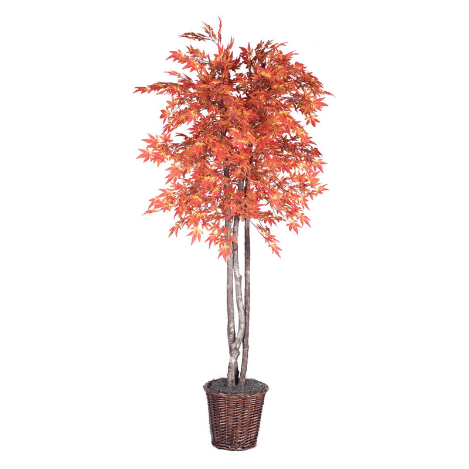 Vickerman Artificial Orange Maple Deluxe Silk Tree