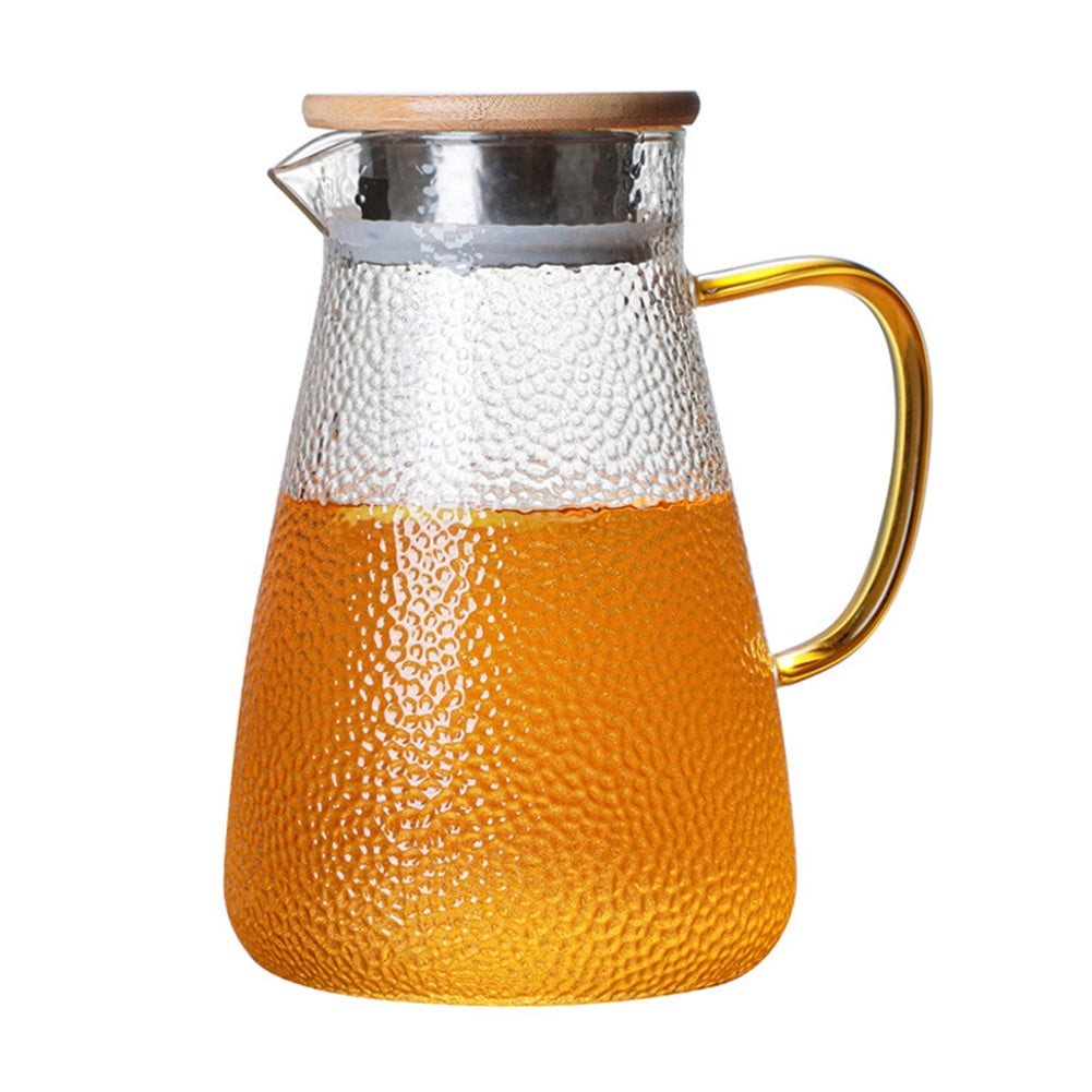 Akoyovwerve Glass Pitcher Large Capacity Tea Pitcher With Lid Household