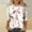 Hot Pink, variant on LEBONYARD Womens Tops Long Sleeve Dressy,3/4 Sleeve Length Sleeve Women's Shirts New Trendy,Women's Print Long Sleeve Tops Loose Blouse Casual Tee Shirts Tunic Purple S