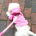 thumbnail image 6 of Cozy Winter Dog Hoodie for Small Dogs & Cats - Fleece Lined Chihuahua Sweater with Pocket, Autumn Puppy Outfits (Pink, M), 6 of 6