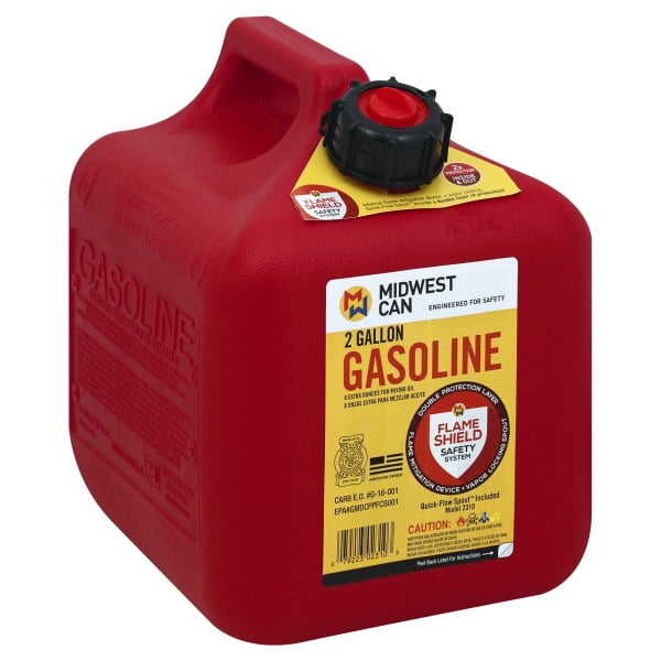 Midwest 2 Gallon Auto Shut Off Fuel Can