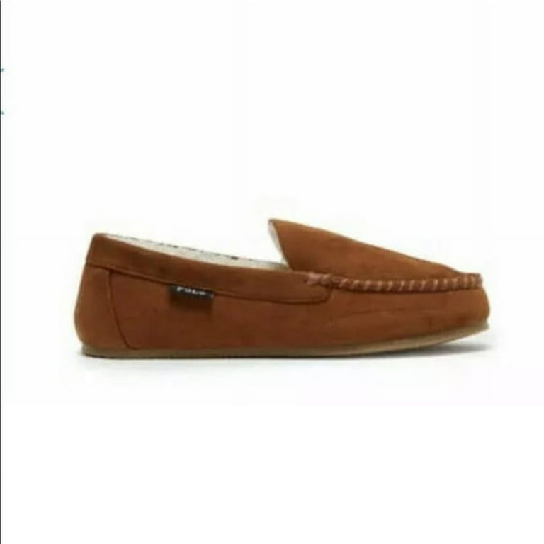 Polo ralph lauren 2025 dezi bear tan slippers