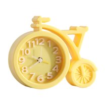 Alarm Clock for Bedroom, InsCrazy Alarm Clock Desk Bike Mini Clock Student Colorful Mini Decoration Bedside Table Alarm Clocks with Quartz Motion Birthday Gifts