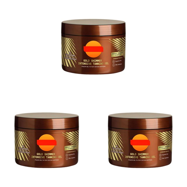 (3-Pack) Tint Tan Boosting Gel Sun Support Carrot Coconut Oil Quick Application Even Finish Ready Body Solution 1pc