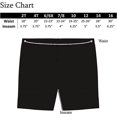 thumbnail image 2 of My Way Girls' Value Pack Solid Cotton Bike Shorts - Black, Purple, Pink - 10, 2 of 7