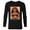 Black, variant on Disney Moana #BornLeader T-Shirt - Long Sleeve T-Shirt for Men - Customized-Athletic Heather