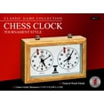 thumbnail image 2 of John Hansen Classic Game Collection - 7.5" x 5.125" x 2.375" Tournament Style Chess Clock with Natural Wood Finish, 2 of 2
