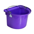 thumbnail image 4 of Ethern Horse feed Bucket Easy to Carry D Shaped Ergonomic Ranch Outside feed Trough Purple, 4 of 9