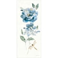 thumbnail image 2 of Great Art Now Blues of Summer IV Gilded Panel by Danhui Nai, Framed Wall Art, 14.75W x 26H, Flowers Art, 2 of 2