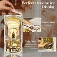 thumbnail image 3 of Kit Book Nook MiniCity DIY Library of Gods con luz LED, 3 of 6