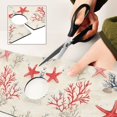 thumbnail image 6 of Yayeee Faucet Mat for Kitchen Sink 30" Diatomite Long Splash Guard Pad, Light Red Starfish, 2 Pack, 6 of 7
