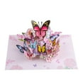 thumbnail image 2 of Beautiful Garden 3D Pop Up Flower Card, Elegant Blossom Bouquet Greeting Card for Birthday, Mother's Day, Thank You, Get Well, Sympathy, Wedding Anniversary, 2 of 6