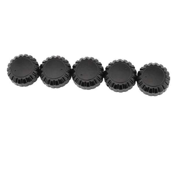 5 perillas estéreo de aleación de aluminio para motocicleta 2-361 15673-235 para GL1500 Negro