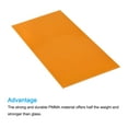 thumbnail image 3 of Unique Bargains PMMA Acrylic Sheets Colored Non Transparent 12 x 6 Inch Orange for Crafts, 3 of 4