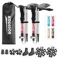 thumbnail image 4 of Juego de bastones de trekking plegables de 2 piezas para hombres y mujeres bastones para caminar, 4 of 8