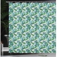 thumbnail image 3 of Ambesonne Hummingbird Shower Curtain, Botanical Leaves Birds, 69"Wx75"L, Green Multicolor, 3 of 4